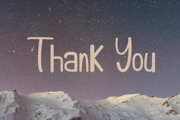 Cloro Winter Font Poster 4