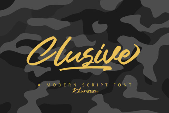 Clusive Font Poster 1