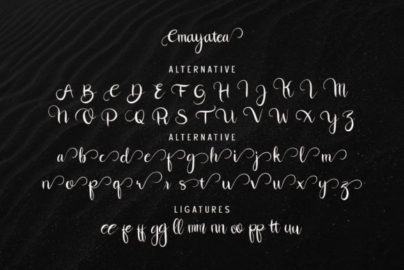 Cmayatea Font Poster 2