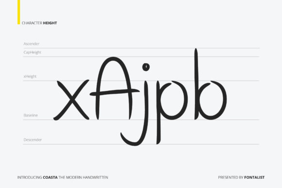Coasta Font Poster 14