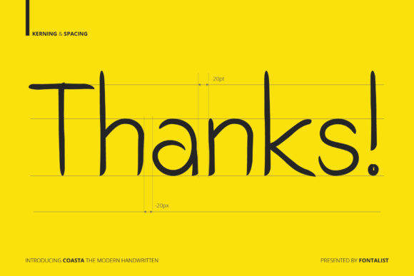 Coasta Font Poster 16