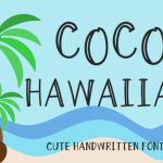 Coco Hawaiian Font Poster 1