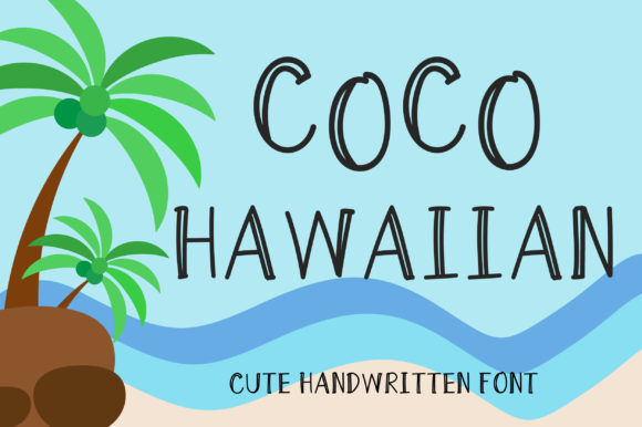 Coco Hawaiian Font Poster 1