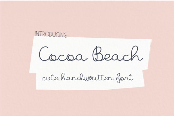Cocoa Beach Font Poster 1