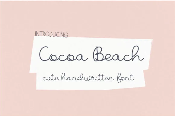 Cocoa Beach Font Cocoa Beach Font Poster 1