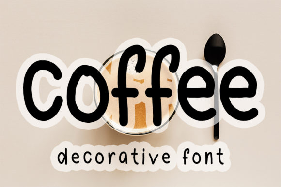 Coffee Font Poster 1