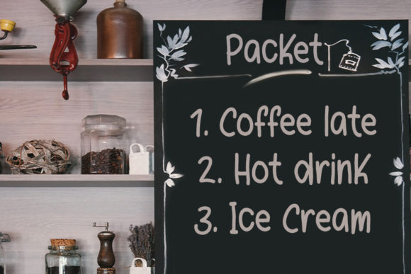 Coffee Font Poster 4