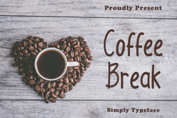 Coffee Break Font Poster 1