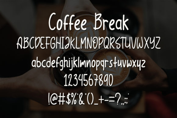 Coffee Break Font Poster 5