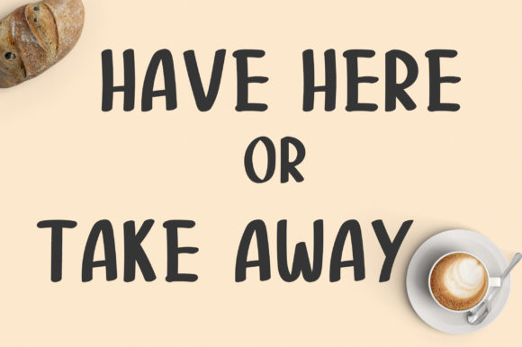 Coffee Maker Font Poster 4