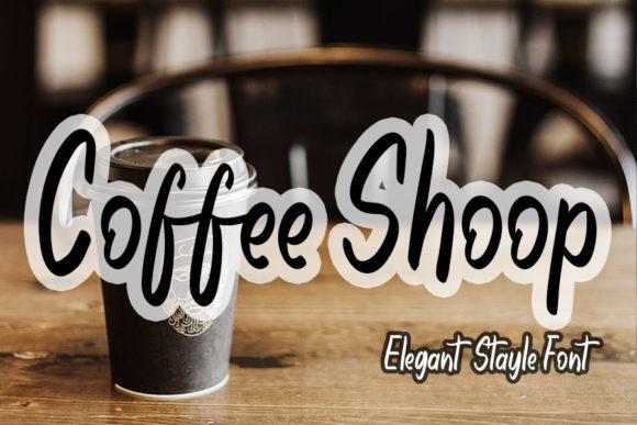 Coffee Shoop Font Poster 1