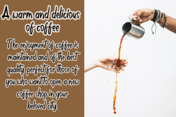 Coffee Shoop Font Poster 4