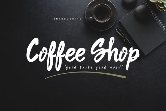 Coffee Shop Font Poster 1