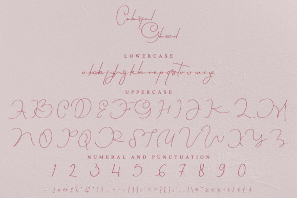 Colorful Glazed Font Poster 10