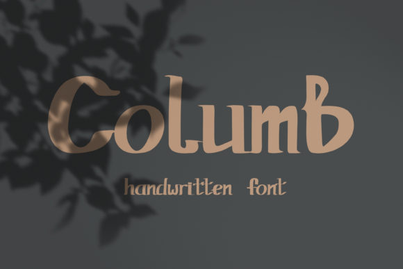 Columb Font Poster 1