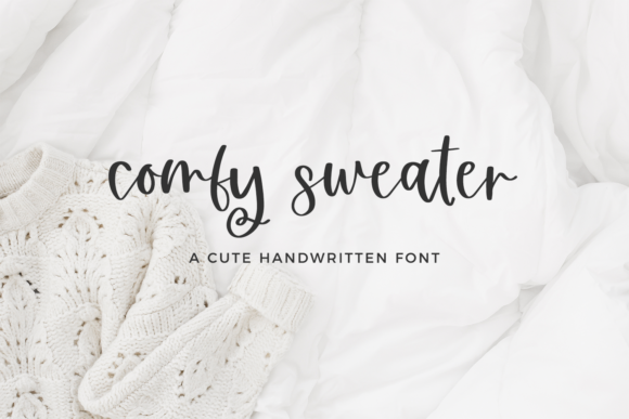 Comfy Sweater Font Poster 1
