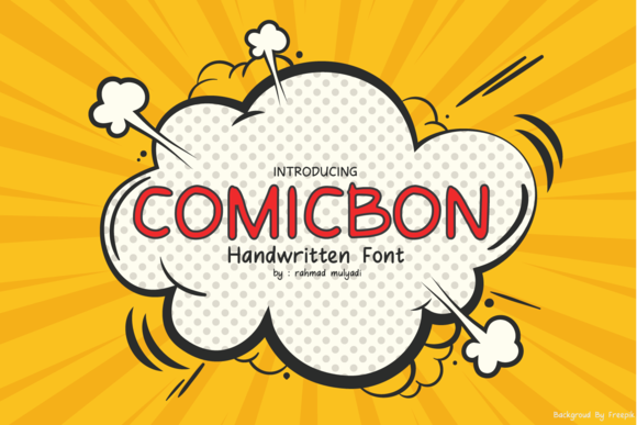 Comicbon Font Poster 1