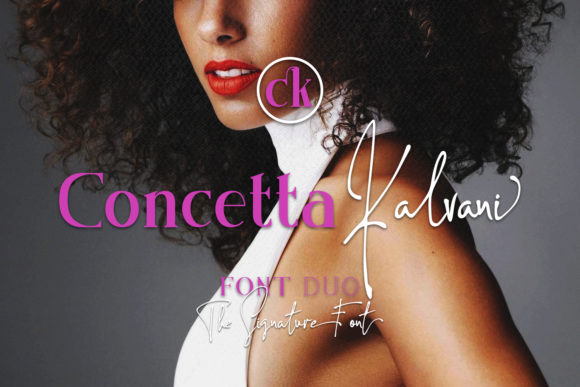 Concetta Kalvani Font Poster 1