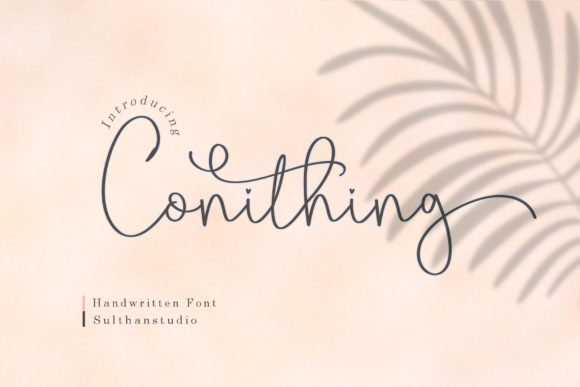 Conithing Font Poster 1