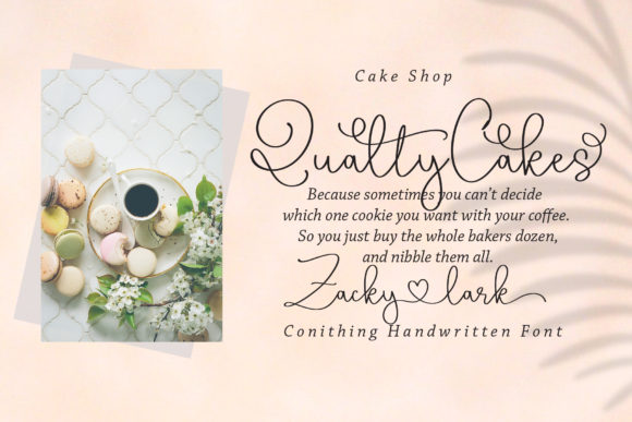 Conithing Font Poster 3