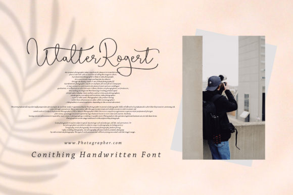 Conithing Font Poster 7