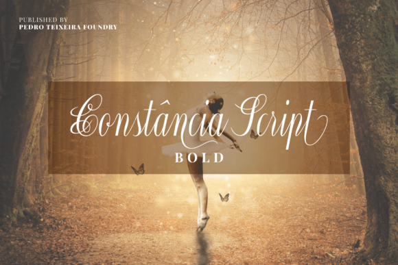 Constância Script Font Constância Script Font Poster 1