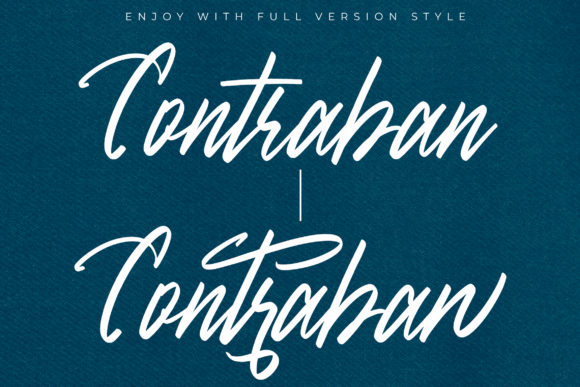 Contraban Font Poster 4