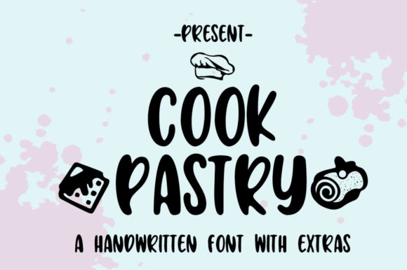 Cook Pastry Font