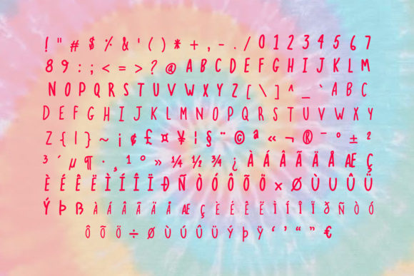 Cool Kids Font Poster 2