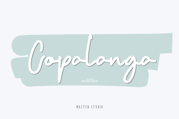 Copalanga Font Poster 1