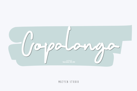 Copalanga Font Copalanga Font Poster 1