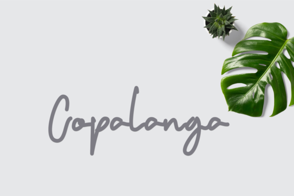 Copalanga Font Poster 11