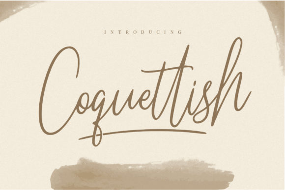 Coquettish Font Poster 1