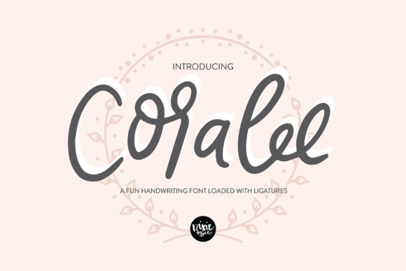 Coralee Font Poster 1