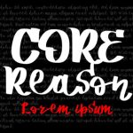 Core Reason Font Poster 1