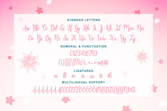 Corellina Font Poster 2