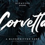 Corvetta Font Poster 1