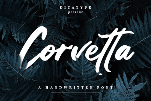 Corvetta Font Poster 1