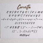 Corvetta Font Poster 6