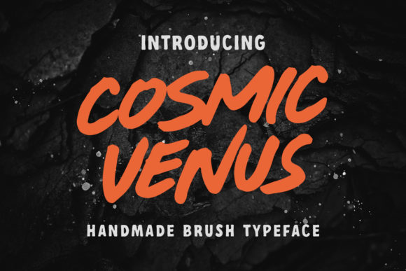 Cosmic Venus Font Poster 1