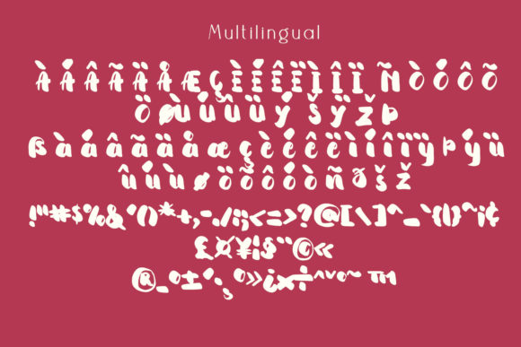 Cosplay Uniform Font Poster 14