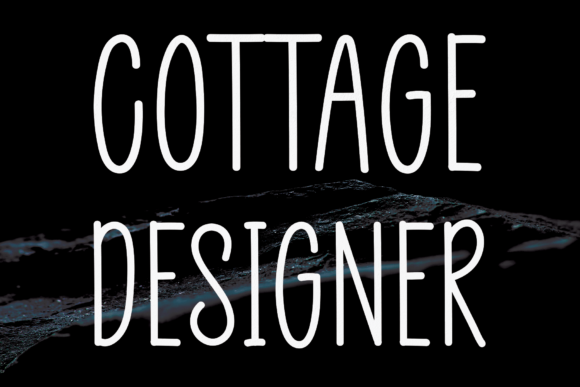 Cottage Designer Font Poster 1