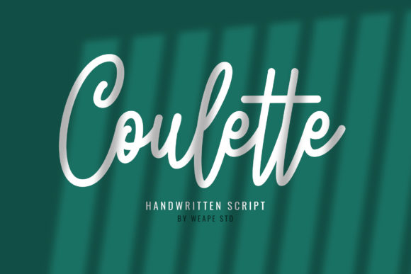 Coulette Font Poster 1