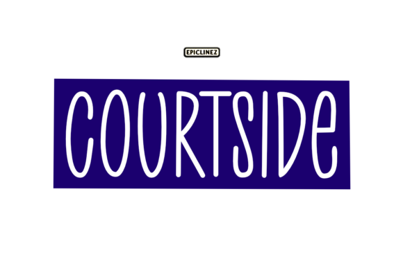 Courtside Font Poster 1