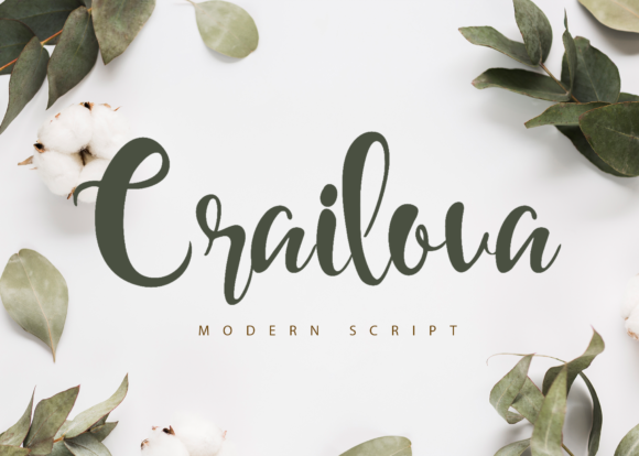 Crailova Font Poster 1