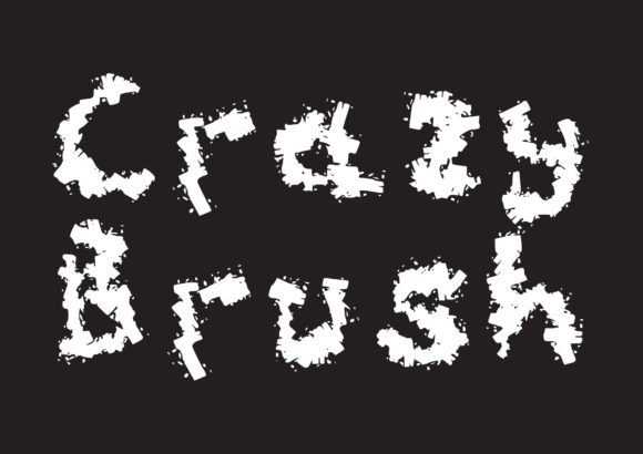 Crazy Brush Font Poster 1