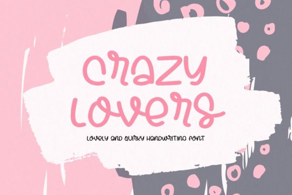 Crazy Lovers Font Poster 1