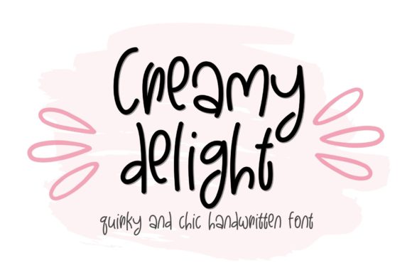 Creamy Delight Font Poster 1