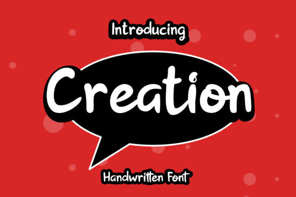 Creation Font Poster 1