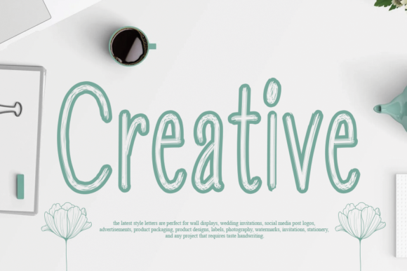 Creative Font Poster 1